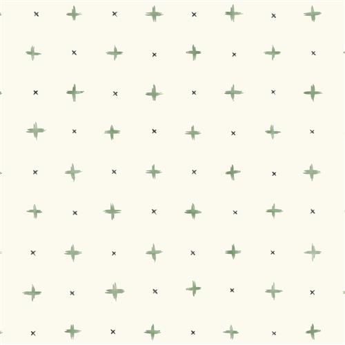 MK1102- Magnolia Home Wallpaper - Cross Stitch