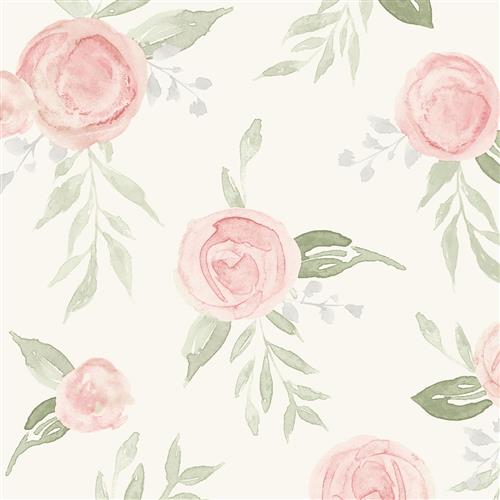 MK1128- Magnolia Home Wallpaper - Watercolor Roses