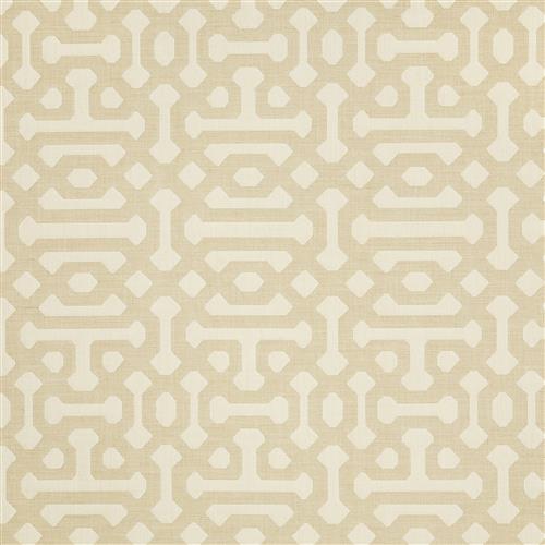 Fretwork - Sunbrella Outdoor - Flax