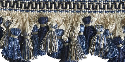 3" Tassel Fringe - Bottega - Aegean