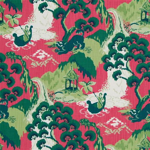 Madcap Cottage Road To Canton Marrakech Green Fabric