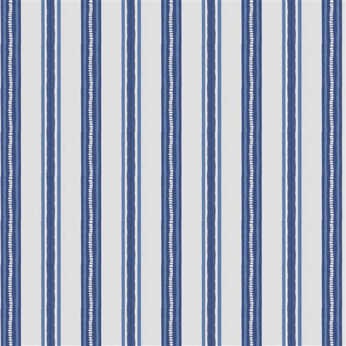 Antibes Stripe - Dana Gibson Crypton Home - Blue