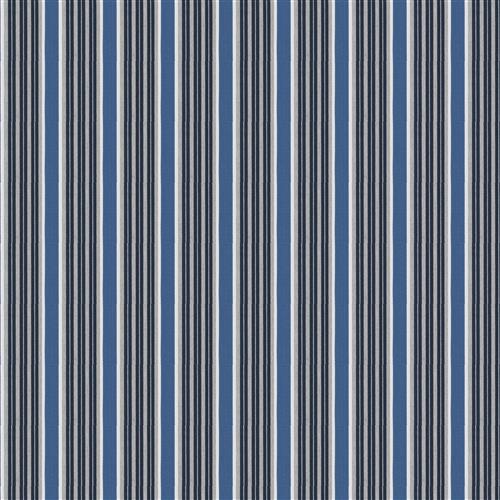 Espadrille Stripe - Dana Gibson Crypton Home - Blue