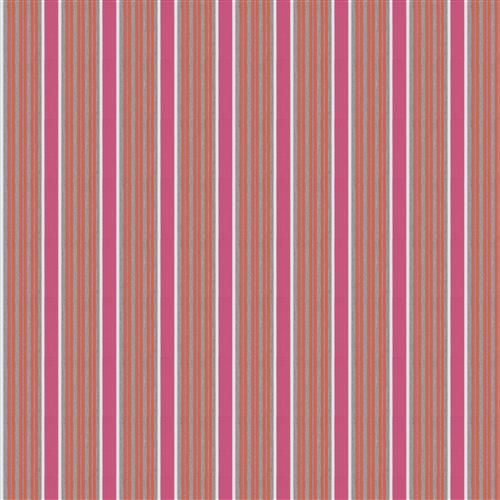 Espadrille Stripe - Dana Gibson Crypton Home - Fuchsia