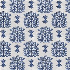 Jaipur Bouquet - Dana Gibson Crypton Home - Cobalt