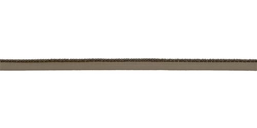 1/4" Cord With Lip  -  Mini Metallic - Magnesium
