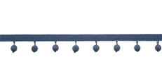 1 1/2" Ball Fringe  -  Beadier - Lapis