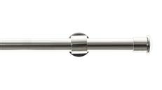 1" Metal Rod Set W/End Cap-6 L-Mirror Chrome MIRROR CHROM 99