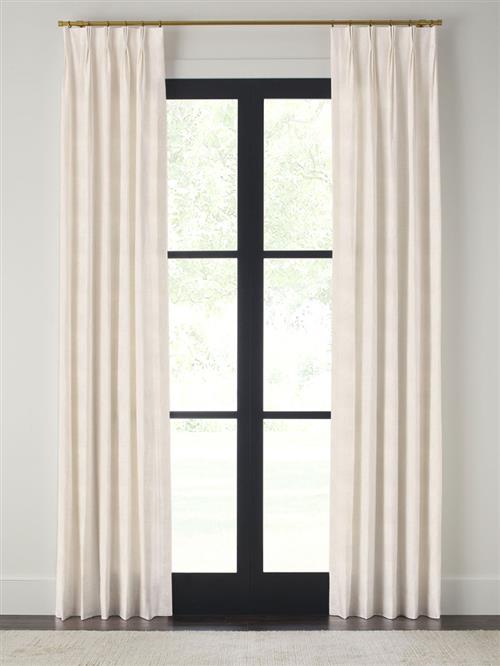 Drapery 108"L X 23"WPinch PleatEmporioIvory EMPORIO/IVORY