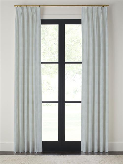 Drapery 84"L X 23"W-Pinch Pleat-Emporio-Mist - Single Panel