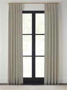 Drapery 96"L X 23"W-Pinch Pleat-Wexford-Cement - Single Panel