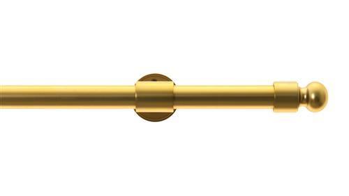 3/4" Rod Set W/Ball Finial-4' L-Matte Brass MATTE BRASS 102