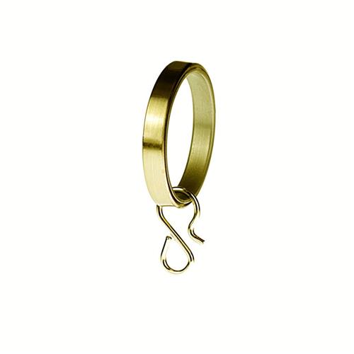 Petite 3/4" Ring Set-Matte Brass-Pack Of 12 MATTE BRASS 102