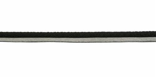 3/8" Cord With Lip - Milnor - Black