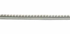 3/8" Cord With Lip - Milnor - Silver Pearl