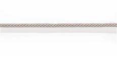 3/8" Cord With Lip - Rolette - Silver Pearl