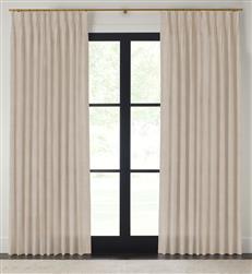 Drapery 84"L X 43"W-Pinch Pleat-Emporio - Linen - Single Panel