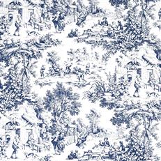 Dutton Toile - Navy