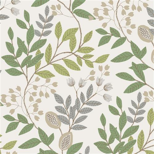 MN1844  - Mediterranean Wallpaper - Eden Retreat