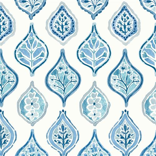 MN1850  - Mediterranean Wallpaper - Marketplace Motif