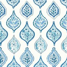 MN1850  - Mediterranean Wallpaper - Marketplace Motif