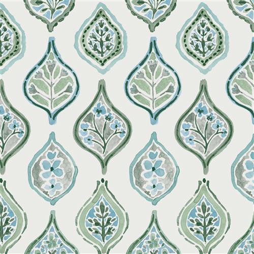 MN1851  - Mediterranean Wallpaper - Marketplace Motif