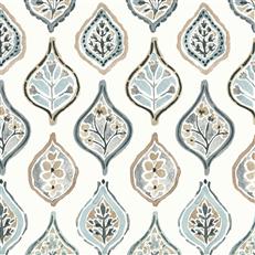 MN1854  - Mediterranean Wallpaper - Marketplace Motif