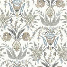 MN1915 - Mediterranean Wallpaper - Seaside Jacobean