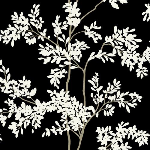 BL1804 - Blooms Second Edition Wallpaper Lunaria Silhouette