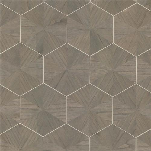 HO2102GV - Grasscloth And Natural Resource Hexagram Wood Veneer