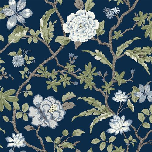 MX9652 - Ronald Redding Astoria Wallpaper Courtyard Botanical