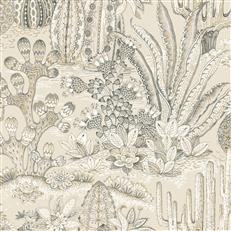MT5633 - Montecito Wallpaper Lotus Land Cacti