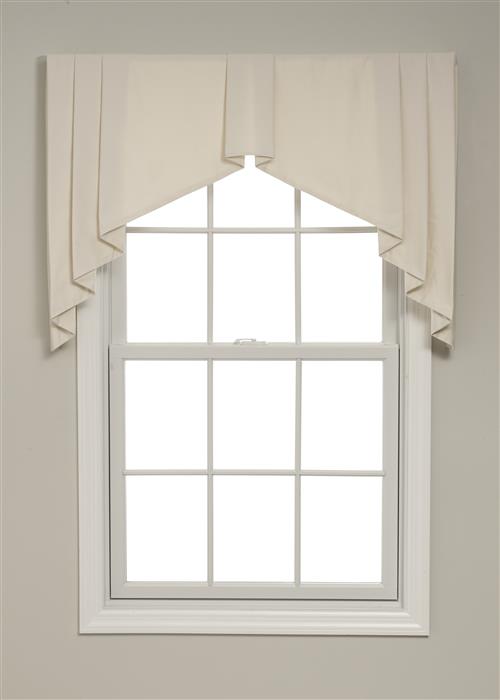 Box Pleated Tapered Valance