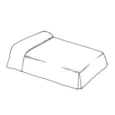 Bedspread-Semi-Fitted