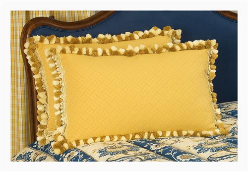 Pillow Sham with Welting or Trim